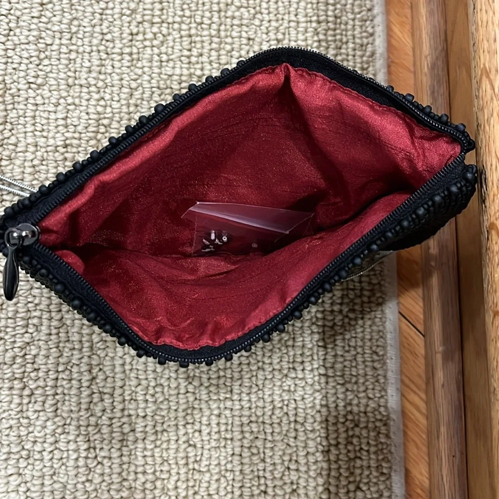 Mary Frances phone carrier/bag/purse. Never used! Darling beaded skull! Colors! - Picture 5 of 8